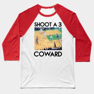 SHOOT A 3 COWARD Baseball T-Shirt